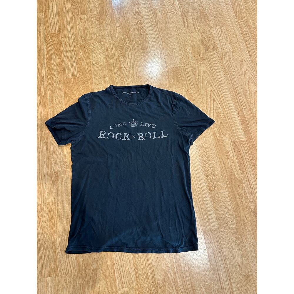 John Varvatos "Long Live Rock n Roll" Shirt, Size Medium